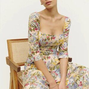 Reformation Cyprus Dress in Countryside